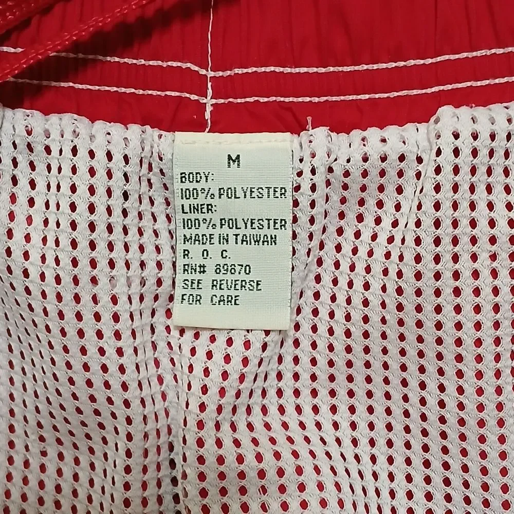 Marlin Trading Company Swim Shorts Men's‎ Red M Floral Pocket Drawstring Lined